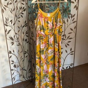 Yellow summer dress
